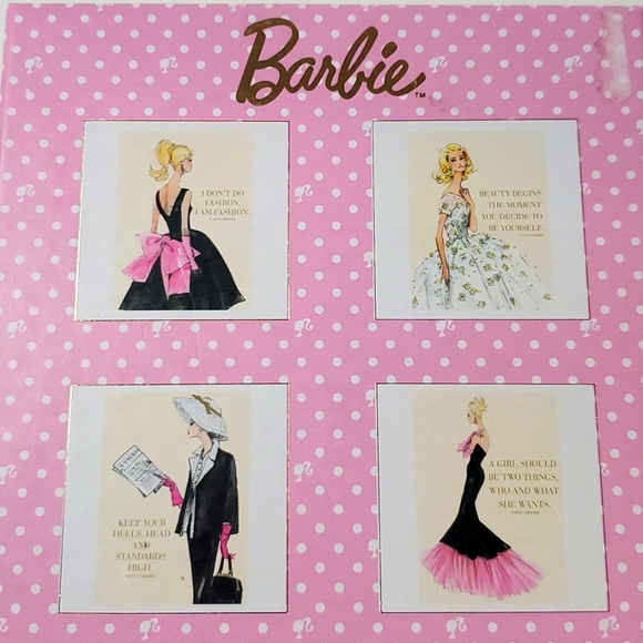 Empty Barbie note card box - Picture 3 of 5